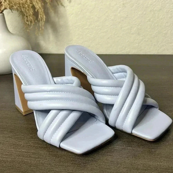 Abound Pearl Cross Band Block Heeled Sandals - Picture 11 of 14
